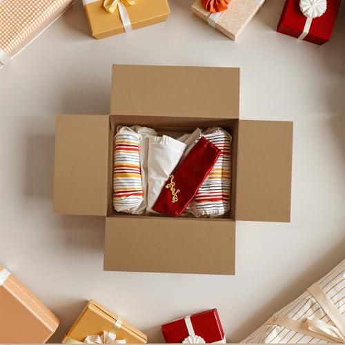 CRUGLA 10x8x6 Shipping Boxes 25 Pack, White Packing Mailing Boxes - size: 10x8x6 Inch 25 Pack