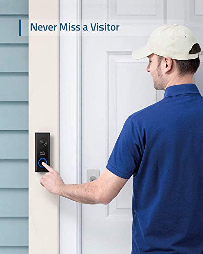 eufy Security Video Doorbell Add-on Chime, Requires 2K (Battery Powered) or Video Doorbell Dual, Simultaneous Ringtone, Volume Control, Works with HomeBase 2/HomeBase 3