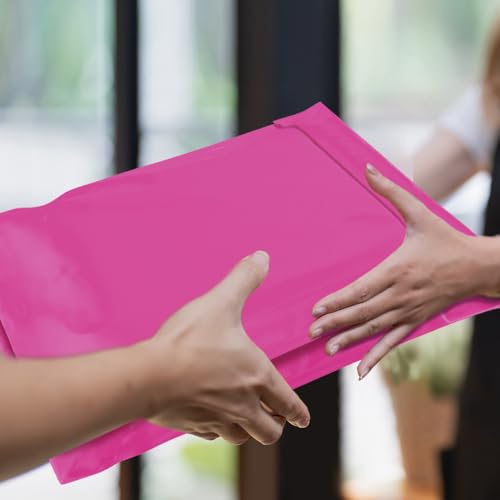 Pink Shipping Bags, Self-Seal Poly Mailers 10x13 Inch, 10 Pack - color: Pink, size: 10x13 10pcs