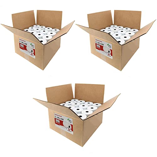 (96 Rolls) 3 1/8 x 230 Thermal Paper Receipt Rolls (Pack of 32 x 3) fits all Clover POS Cash Register Printers, Star Micronics SCP700 TSP100 TSP300 from BuyRegisterRolls - size: Pack of 96, style: BPA Free Thermal