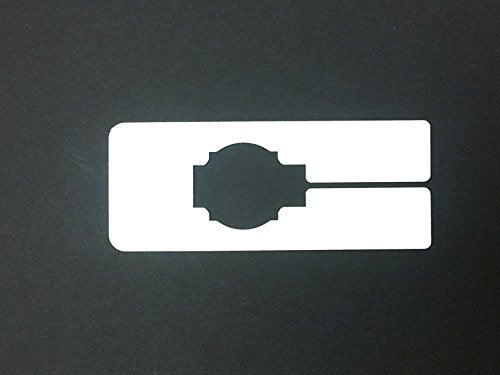 10 Blank Rectangular Size Dividers for Retail Clothing Racks