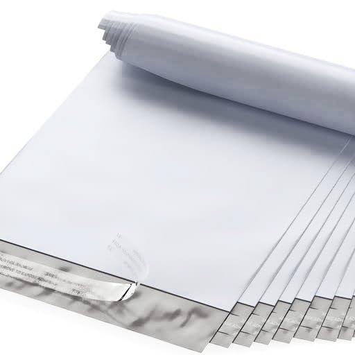 6" x 9" Poly Mailer Envelopes - 200 Count, Self Seal White Plastic Mailing Bags with Adhesive Strip, 2.5 Mil Thick, Waterprrof & Tear/Puncture Proof Unpadded Shipping Mailers - GPI - size: 6" x 9"