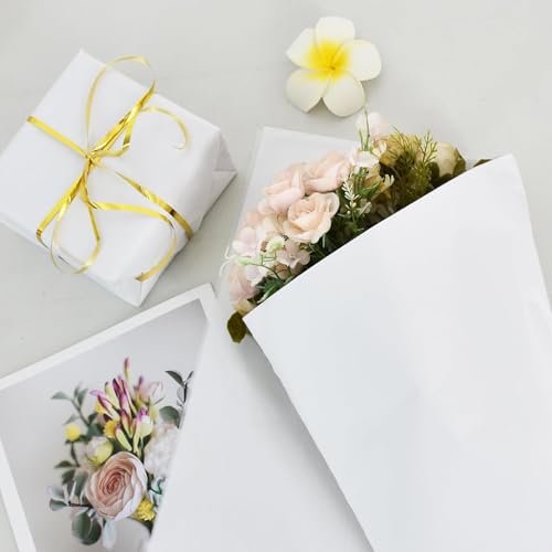 White Gift Wrapping Tissue Paper Bulk for Gift Bags,160 Sheets 20 x 14 Inch - color: White