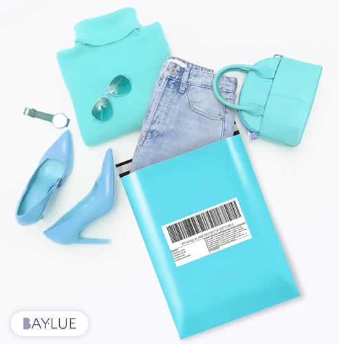 Teal Poly Mailers 9x12, Self Seal Shipping & Mailing Bags, 1000 Pack Bulk - color: Teal, size: 9"x12" / 1000 Pack