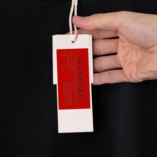 Address Blank Labels 2" × 4" Removable Self-Adhesive Red 200 PCS - color: Red