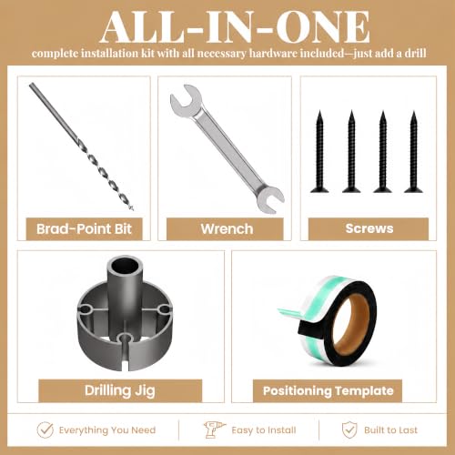 8pcs Floating Shelf Bracket Heavy Duty,Hidden Shelf Brackets Wall Mount,Floating Shelf Hardware Kit with Jig (6 inch-8pcs) - size: 6 inch-8pcs