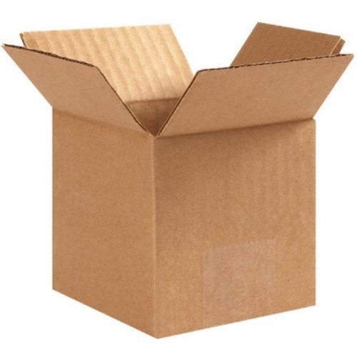 ValueMailers 4x4x4 Shipping Boxes – 250 Pack, 32 ect Strong Corrugated Cube Cartons for Mailing, Packing & Storage – Small Business Bulk Supply