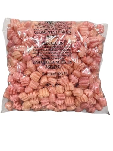 FunPak MiniPack Plant Based Biodegradable Packing Peanuts 0.60 cu ft Bag Compostable (Red Trees) - style: Red Trees