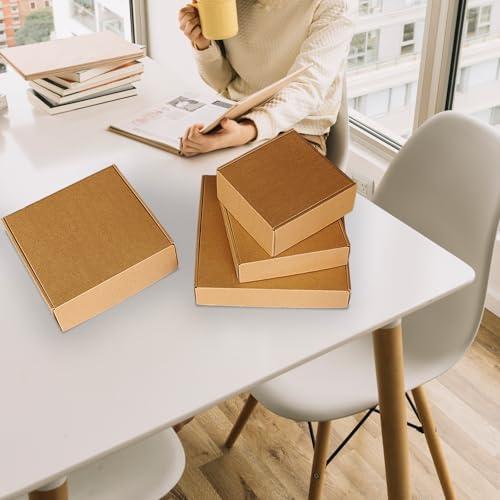 11x11x2 inch Shipping Boxes 20 Pack, Brown Corrugated Cardboard Mailer Box - size: 11" x 11" x 2"