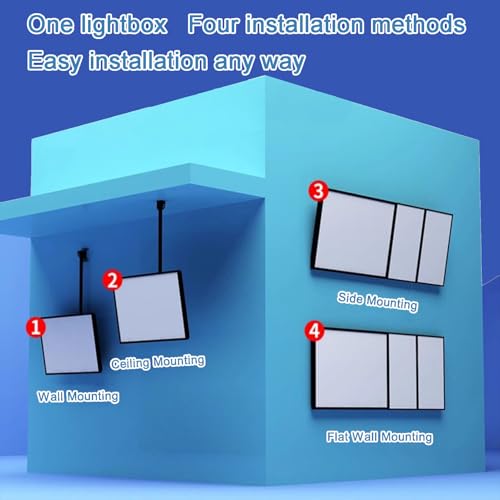 Wall Mounted LED Menu Light Box, 3D Slim Snap Frame Light Box Billboard, Restaurant Coffee Beverage Shop Display Board Sign, With Telescopic Rod (23.6"x31.5"/60cmx80cm) - size: 23.6"x31.5"/60cmx80cm