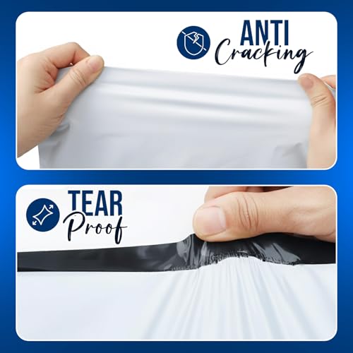 Shippozz 10x13 Poly Mailers 200 Pack, Durable Waterproof Polymailers for Shipping Clothes, Self Seal Mailing Bags for Small Business Packaging Supplies, Mailing Envelopes for Books, and Accessories - size: 10 x 13 (200pcs)