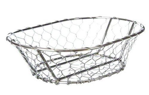 American Metalcraft WIR3 Baskets, 9.5" Length x 6.625" Width, Silver