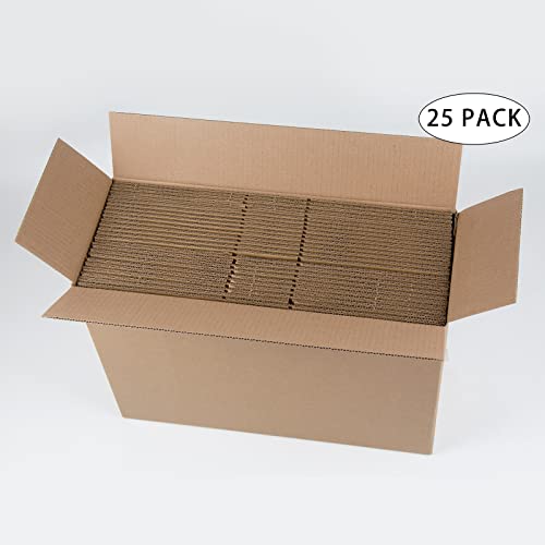 SUNLPH Shipping Boxes 10x7x5 Inches Small Corrugated Cardboard Boxes, 25 Pack - size: 10 x 7 x 5 inch