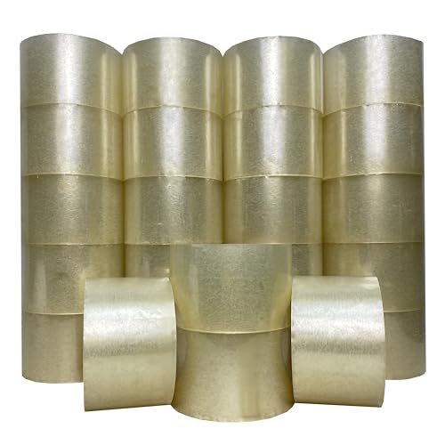 Clear Acrylic Carton Sealing Tape 36 Rolls/Case, 2" X 55 Yards/1.9 Mil Thick, Tape for Shipping, Packing Sealing Tape, Clear Packaging Tape, Bulk Packing Tape, Acrylic Packing Tape - size: 2" X 55 Yards/1.9 Mil Thick, style: 36 Rolls/ Case