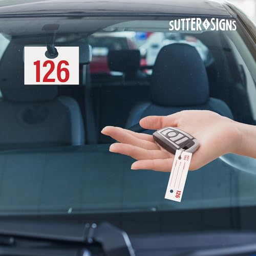 Automotive Service Tag Numbers Dispatch Numbers (000-999) - size: 000-999