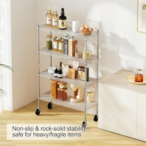 Auslar 14" X 36" Shelf Liners 4-Pack Waterproof Clear for Wire Shelving - color: Clear