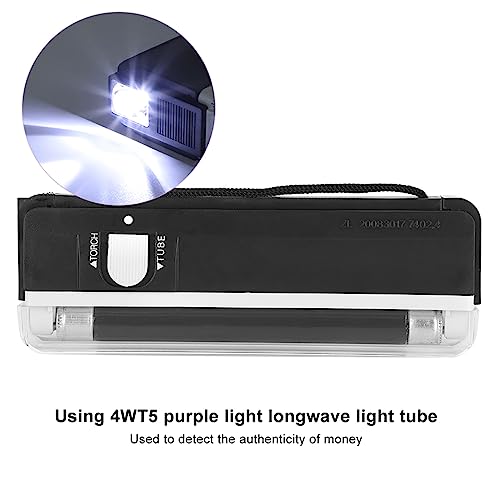 Portable Light Bill Checker Tester with Flashlight for Money Detection