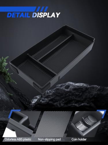 for Benz G-Class Center Console Organizer Benz G-Class G500/G350/W463/W464 2018-2024 Accessories Armrest Tray Middle Storage Box Insert Container Durable ABS Plastic - size: for 2018-2024 Mercedes Benz G-Class