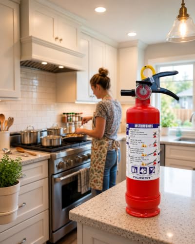 Ougist Signature ABC Fire Extinguisher for Home, 2.5 lb, 4 Pack - size: 4 Pack