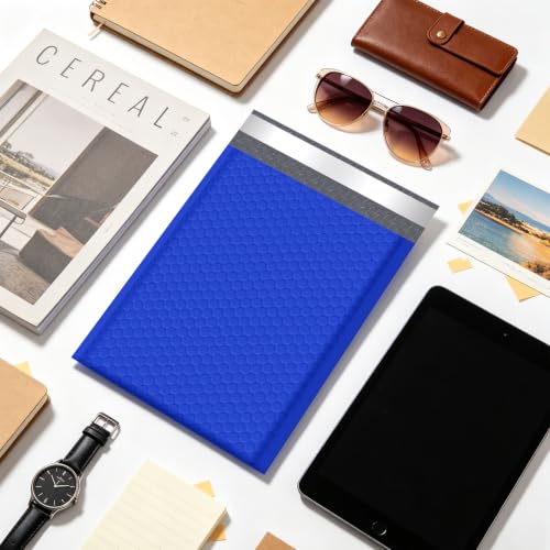 Famagic Bubble Mailers 8.5x12 Inches 40pc Dark Blue Usable 8.5x11 Padded Envelopes Self Seal Adhesive Waterproof Shipping Bags for Clothes - color: Dark Blue, size: 8.5x12 Inches 40pcs