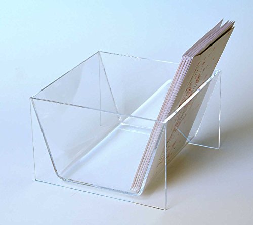 Photo Bin for 4" x 6" Mats or Photos | Art Display Bin | Greeting Card Display | Flip Bin for Photographs - size: PRB46 - for 4x6