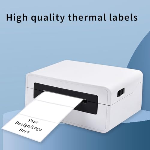 2×4 Inch White Removable Thermal Labels,Waterproof Thermal Label (250 Sheets per Roll,2 Rolls) - color: White,2 Rolls, size: 2×4 inch