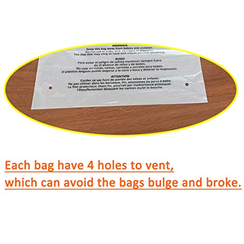 1000 Count 6x9 Inch Self Seal Clear Poly Bags - size: 6x9 Inch (1000 Count)