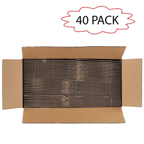 Calenzana 8x6x6 Shipping Boxes Set of 40, White Corrugated Cardboard Box for Mailing Packing Gifts Small Business - size: 8x6x6, style: 40 Pack