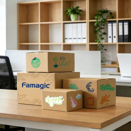 Famagic Small Shipping Boxes 10x7x5 for Shipping, Shoes, Brown Box, 10 Pack - color: Brown, size: 10x7x5 inch