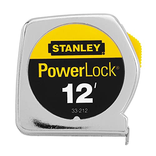 STANLEY PowerLock Tape Measure, 12-Foot (33-212) - size: 3.7 m