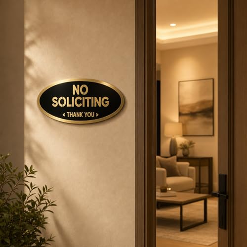 2-Pack No Soliciting Sign for House, 5x2", S303 - size: S-303