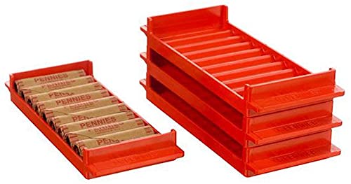 BankSupplies Plastic Coin Storage Stackable Port-A-Count Holder Tray