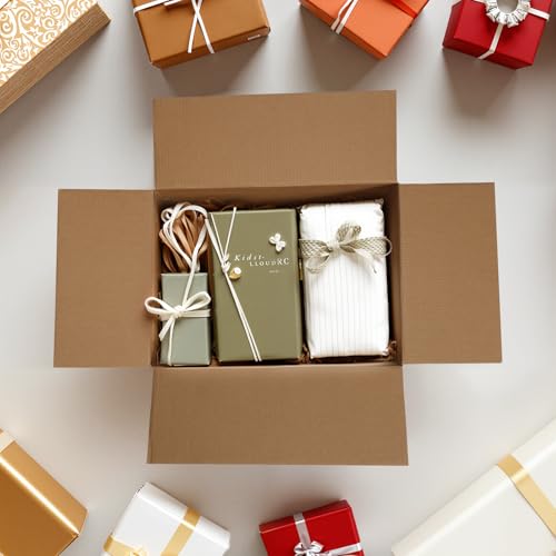 CRUGLA 12x9x6 Shipping Boxes 15 Pack, White Corrugated Cardboard Boxes with Side-Lock and Pre-Applied Double-Sided Tape, Easy Assemble Packing Mailer Boxes for Small Business Shipping - size: 12x9x6 Inch 15 Pack