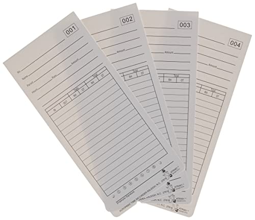 Acroprint 09-9115-000 Time Cards for ATR480 Time Clock, 50 Count(Pack of 1)