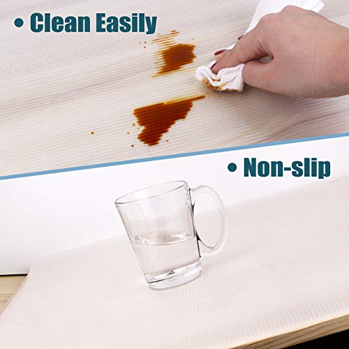 Shelf Liner, Non-Slip Cabinet Liner, Washable Oil-Proof for Kitchen Cabinet, Shelves, Refrigerator, Storage, Desks, 20 Inches x 20 FT, Non Adhesive Drawers Liner… (20 Inches x 20 FT, Thickened) - size: 20"W x 240"L