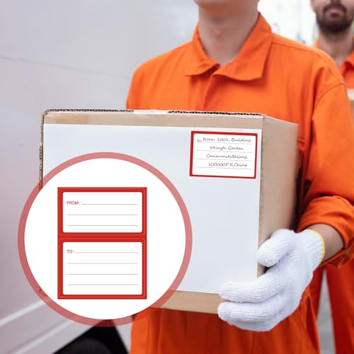 Mabor 100Pcs to from Address Mailing Labels, Self-Adhesive Blank