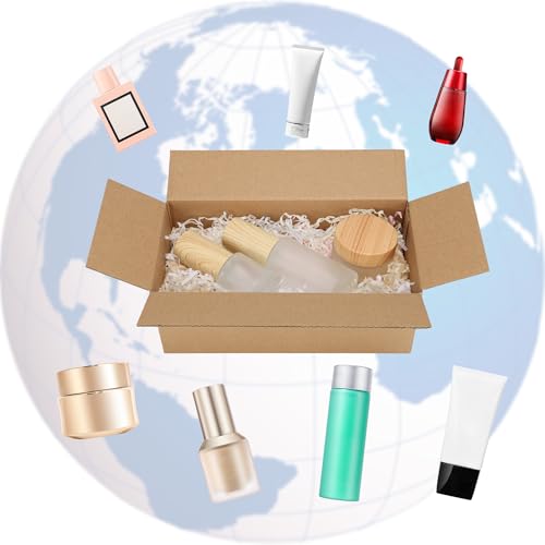 CRUGLA 40 Packs 8x4x3 Shipping Boxes for Small Business, Corrugated Cardboard Boxes Bulk for Shipping Packing Mailing - size: 8x4x3 Inch