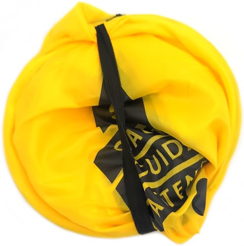 Kraken Sign Co - Pop-up Sign, Yellow 4-Sided Bilingual Trilingual English/Spanish/French Warning, Pop-up Caution Wet Floor Sign 16 inch for Restaurant, Commercial and Industrial Safety. Foldable, Portable, Durable (Yellow, 3 Pack) - size: 3 Pack