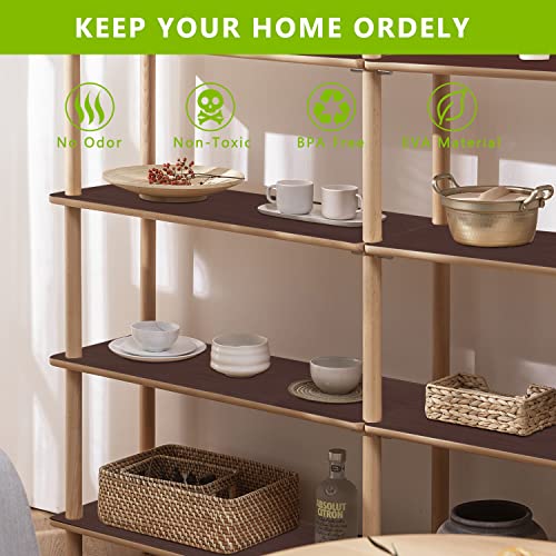 Anze Shelf Liner for Kitchen Cabinets, Coffee, 11.8 x 393.7 in - color: Coffee, size: 11.8"W x 393.7"L