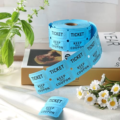 500Pairs Raffle Tickets, Easy Tear-Off and Consecutive Numbers for Events