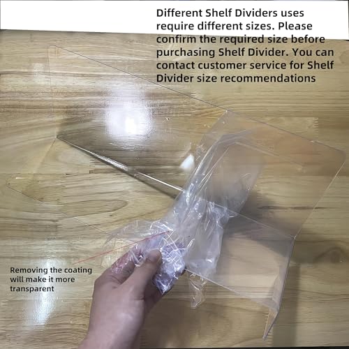 20 Pcs 30*12 CM medicine cabinet dividers,purse dividers for wire shelves,separator shelf dividers warehouse shelf isolation board pvc shelf label for supermarket clothing cabinet storehouse shelf - size: 3012-Card Slot