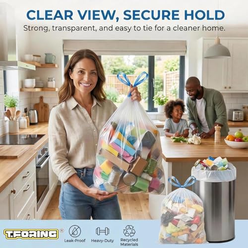 Small 3 Gallon Trash Bags Drawstring,0.96 Mil,Unscented,120 Count - color: 3gal-120
