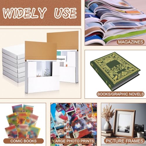 Fullhawl 30 Pack Comic Book Mailers,White,7.8 X 11 X 1.2 Inch - color: White, size: 7.8 x 11 x 1.2 Inch