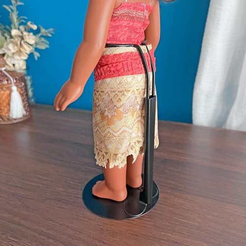 Plymor DSP-60B Black Adjustable Doll Stand, Pack of 6 - color: Black