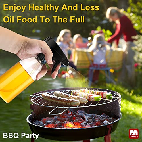 gmisun Oil Sprayer for Cooking, 2 Pack Olive Oil Spray Bottle, 10oz Food-Grade Plastic Oil Spritzer Mister, Refillable Oil Dispenser Bottle for Salad, BBQ, Grilling, Kitchen Baking, Roasting - size: 2 Pack
