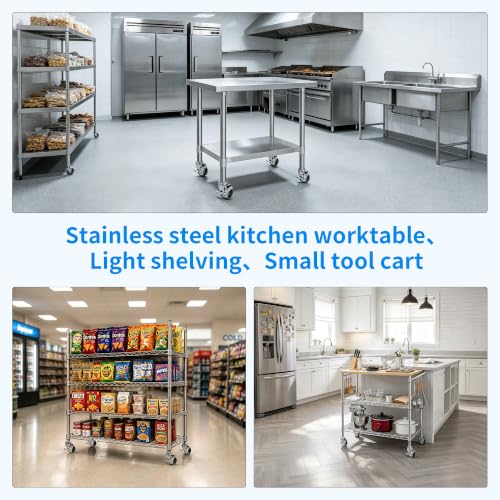 MySit 3 Inch Expanding Stem Casters with Side Brake Set of 4 - size: 3 inch