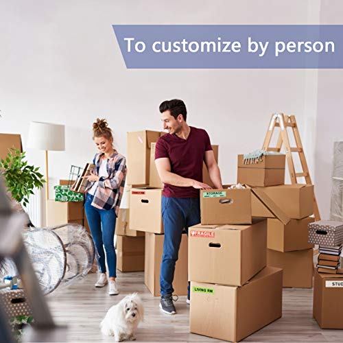 16 Rolls 960 PCS Moving Labels, 1''x4.5'' Color Coded Stickers - color: 16-colors