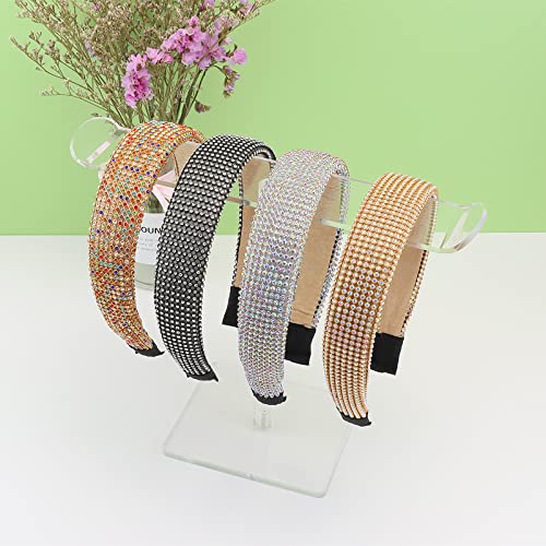 Acrylic Headband Holder, Hair Accessories Organizer Clear Stand for Girls - size: 1 Count (Pack of 1), style: 1 Tier
