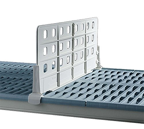 Metro MXD24-8 MetroMax i Standard Duty Shelf Dividers for Open Grid Shelves, 24" L x 8" H - size: 24 inches