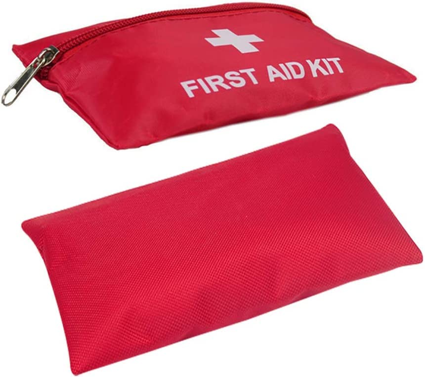 12 Pack Mini First Aid Empty Bag,First Aid Kit Pouch(Bag Only) - size: 7.9 x 5.5 inch